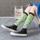 thumbnail image 5 of Fotbe Avocado and Hearts Calcetas Divertidas Estampadas para Hombre y Mujer, Calcetas de Algodón hasta la Rodilla para Caminar, Correr, Enfermería y Embarazo, 5 of 6