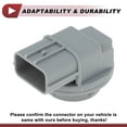 thumbnail image 6 of 1 Pc Turn Signal Light Socket for Kia Forte 2019 2020 2021 No.92164M7000 Lamp Bulb Connector 3 Pin, 6 of 7