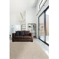 thumbnail image 4 of HomeRoots 511871 10 x 13 ft. Tan & Ivory Wool Geometric Hand Tufted Handmade Stain Resistant Rectangle Area Rug, 4 of 5