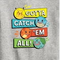 thumbnail image 3 of Pokémon - Kanto Starters - Youth Crewneck Fleece Sweatshirt, 3 of 5