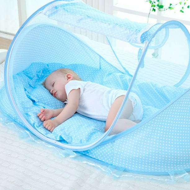 New born baby bed with mosquito net deals