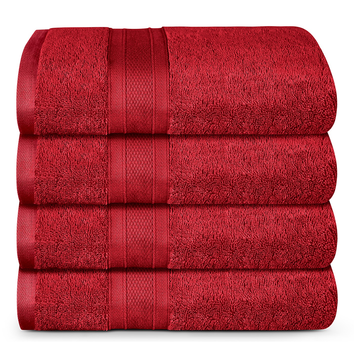 TRIDENT Feather Touch, 100 Cotton, Highly Absorbent, Super Soft, 4