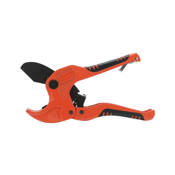 Cortador de tubos de PVC, cortador de tubos de trinquete de alta resistencia para cortar mangueras de plástico PEX, PVC, PPR y