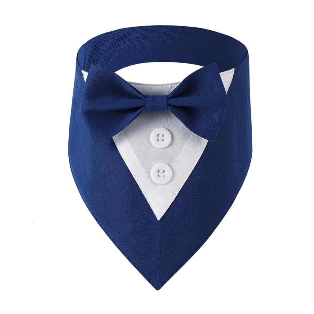 LAIQIEN Cat Collar with Bow Tie for Small Medium Girl Dogs Cat Wedding Costume