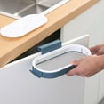 thumbnail image 4 of Cheers Over the Door Trash Bag Rack Good Load Capacity with Lid PP Garbage Bag Holder Kitchen Gadgets, 4 of 8