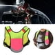 thumbnail image 4 of Chaleco Reflectante Nocturno Multifunción, Chaleco Reflectante Deportivo PC Celosía Reflectante Pequeño Bolsillo Con Cremallera Gran Capacidad Para Deportes De Equitación ANGGREK Rosa, 4 of 8