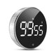 thumbnail image 1 of Temporizador digital rotatorio redondo Cronómetro de cronómetro LED 99 minutos 59 segundos Estudiar Meditación Cuenta regresiva Alarma 3 Nivel Volumen Cocina Gadget Inevent HA010507-00B, 1 of 6
