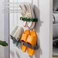 thumbnail image 3 of Inteprter Estante para zapatillas de pared para sala de estar, soporte para colgar zapatos, almacenamiento gratuito, organizador extraíble para ahorrar Juegos de accesorios de baño Gris Inteprter HA063497-02, 3 of 6