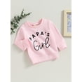 thumbnail image 3 of Cenuakty Kids Baby Girl Boy Sweatshirt Letter Print Long Sleeve Pullovers Autumn Tops for Toddler Cute Clothes, 3 of 9