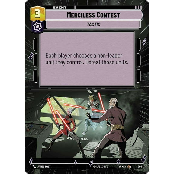 Star Wars: Unlimited Twilight of the Republic Common Merciless Contest #500 (Hyperspace)