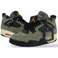 thumbnail image 1 of Size 9.5 - Undefeated x Air Jordan 4 Retro 2025 Green, 1 of 6