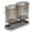 C, variant on 2 Cups Tooth Brushing Holder, Loetky Bathroom Organizers With Detachable Drain Tray For Toothpaste, Razors, Toothbrush, Storage Caddy Countertop, Kitchen Utensil Holder, A Drainer (With Two Cups)