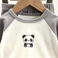 thumbnail image 4 of KPOPLK Toddler Girl Clothes Cute Printed Sweatshirt Pants 2Pcs Fall Outfits for Little Girls Clothing 2 Pcs Set 1T 2T 3T 4T 5T(6-12 Months,Grey), 4 of 4