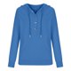 thumbnail image 5 of ICHUANYI Clearance Womens Casual Hoodies Fall Solid Long Sleeve Sweatshirt Drawstring Pullover Tops Blouse With Pocket(Blue, XL) ICHUANYI WER2023081513001, 5 of 6