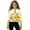 Axolotl Sunflower, variant on Sloth Sunflower Print Girls Half Zip Hoodie Kids Fashion Oversized Sweatshirt Jacket Lightweight Crop Top with Front Pocket, 5-6 Years
