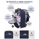 thumbnail image 5 of Mochila de viaje LOVEVOOK Large 40L impermeable para mujeres y hombres, 5 of 9