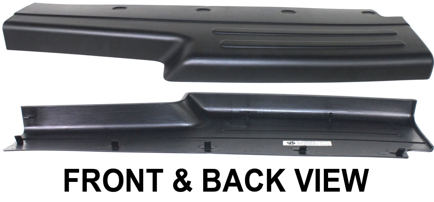 Bumper Step Pad Compatible With 2002-2007 Jeep Liberty Right Passenger Black