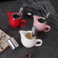 thumbnail image 2 of Elegant Thermostable Ceramic Tea Pot | Stainless Steel Lid & Fine Infuser Perfect for Loose Leaf Connoisseurs, 2 of 5