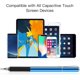 thumbnail image 3 of 2 lápices ópticos para pantallas táctiles, lápiz capacitivo de alta sensibilidad y punta fina, lápiz óptico universal con disco transparente para iPhone X/8/8plus, iPad/iPad Pro/iPad Mini y, 3 of 5