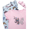 thumbnail image 2 of dELiA*s Girls' Nightgown Pajamas - 2 Pack Ruffle Trim Sleep Dress with Hair Scrunchie (Sizes: 4-14), 2 of 7
