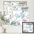 thumbnail image 4 of Designart 'Vibrant Summer Wildflowers On White II' Traditional Framed Canvas Wall Art Print, 4 of 5