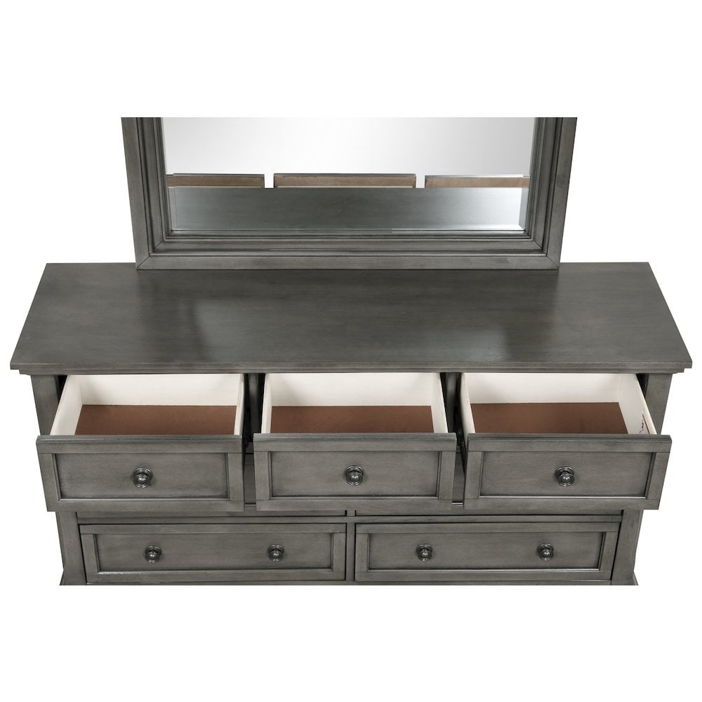 Glory Furniture Meade Dresser in Gray Color