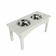 thumbnail image 5 of WestinTrends Elevated Modern Pet Stand Feeder for Cats & Dogs Puppy, Removable stainless steel bowls, UV and Weather Resistant, 5 of 7
