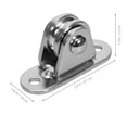 thumbnail image 2 of SHISUYAN 2Sets Garage Door Pulley Stainless Steel for Heavy Duty Work, 2 of 9