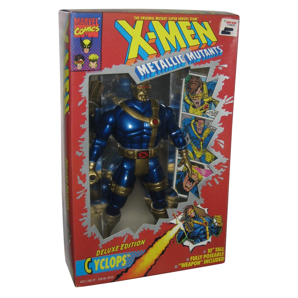 Marvel Comics X-Men Cyclops Metallic (1994) Toy Biz 10-Inch Figure ...