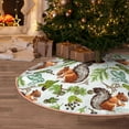 thumbnail image 5 of Fotbe Mosaic Forest Squirrel Pattern Christmas Tree Skirt, Tree Skirts Plush Christmas Decorations, Christmas Tree Skirts Xmas Decorations Holiday Party Decor-36", 5 of 6