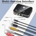 thumbnail image 4 of M8 Bluetooth 5.0 RCA Audio Receiver Transmitter APTXLL 3.5Mm AUX Music Wireless Adapter With Mic NFC For Car TV Speakers, 4 of 4