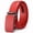 a-red, variant on Leather Ratchet Belt for Men Automatic Adjustable Click Buckle Belts for Dress Casual Trim to Fit with Gift Box