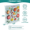thumbnail image 3 of FORMRS 3 Ring Binder 1.5 inch with Pockets Clip Board 200 Sheets Capacity, Yellow Tomatoes, 3 of 8