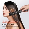 thumbnail image 3 of MiroPure Plancha alisadora de pelo, placas de titanio de 1 pulgada con calentamiento 15S, plancha de pelo profesional de cerámica MCH de iones negativos de doble voltaje para cabello de mujer con apag, 3 of 5