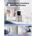 thumbnail image 5 of Dreo Filtro de agua de ósmosis inversa, sistema de filtración de agua RO de 7 etapas, 3:1 puro para drenar, reduce TDS PFAS, encimera purificadora de agua con pantalla LED grande, jarra de agua portát, 5 of 5