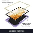 thumbnail image 2 of Protective Case for Samsung Galaxy Tab S10+ Plus/ Tab S9+ Plus/ Tab S9 FE+ Plus 12.4", Cute Butterfly Kids Friendly Kickstand Shockproof Case with Shoulder Strap & Pen Holder,Colorful, 2 of 8