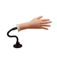 thumbnail image 5 of Mano de práctica derecha para uñas acrílicas con soporte, mano de maniquí para práctica de uñas, mano falsa flexible y flexible para práctica de uñas, 5 of 5