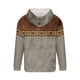 thumbnail image 3 of Sudadera con capucha para hombre, moda, bolsillos, manga larga, estilo étnico, estampado vintage, sudadera con capucha, blusa de poliéster para hombre, 3 of 4