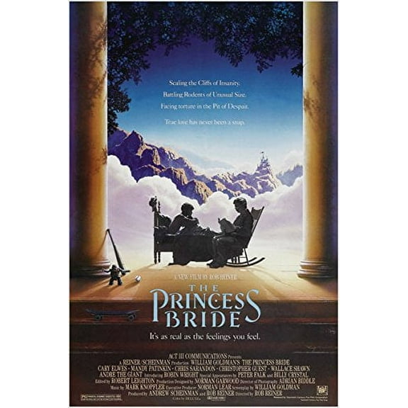The Princess Bride Classic Movie Fairy Tale Fantasy 1987 Action 24" x 0.01" Poster, by HSE USA