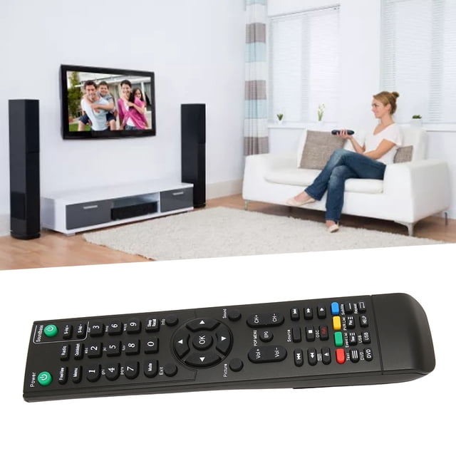 Television Remote Comtrol, Wearproof Lightweight Replacement Easy Access TV Remote Comfortable Grip For C2220FS For C20230FT2 LED