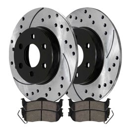 AutoShack Front & Rear Brake Rotor Kit For Chevy Equinox, Saturn Vue, Pontiac Torrent 2007-2010 | Complete 4-Rotor Set