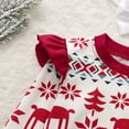 thumbnail image 6 of Seyurigaoka Baby Girl Long Sleeve Ruffle Reindeer Top+Pant/Tulle Skirt+Headband, 6 of 10