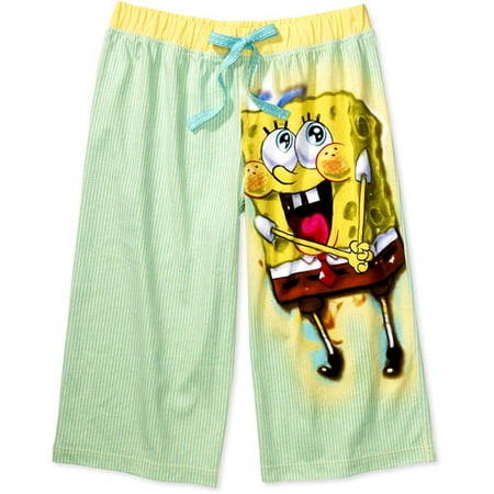 Nickelodeon - Women's SpongeBob SquarePants Clam-Digger Pants