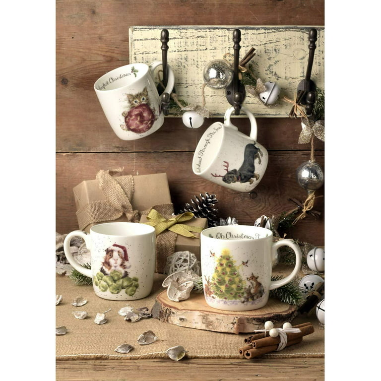 Royal Worcester Wrendale Designs Mug & Coaster Set Sprouts (Guinea Pig)