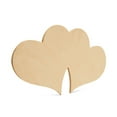 thumbnail image 3 of Wooden Double Heart Cutout 12 inches, Pack of 12 Unfinished Heart Signs fo DIY Valentines Day Gifts, Crafts, and Decorations, by Woodpeckers, 3 of 6