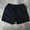 Black, variant on Men's Beach Shorts Solid Color Candy Color Drawstring Elastic Waist Pockets Cropped Breathable Quick Dry Lightweight Summer Casual Active Shorts