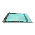 thumbnail image 2 of Ahgly Company Indoor Rectangle Solid Light Blue Modern Area Rugs, 4' x 6', 2 of 4
