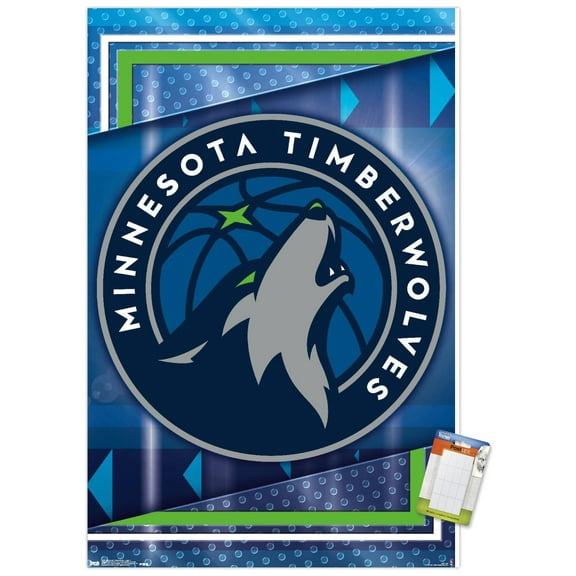 NBA Minnesota Timberwolves - Logo 17 Wall Poster, 22.375" x 34"