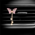 thumbnail image 3 of IDEANATEGRATE 2Pcs Practical and Decorative Car Interior Accessories Butterfly Diffuser Clips 3.93X1.57X0.47in, 3 of 8