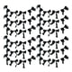 thumbnail image 1 of 12 piezas de guirnalda de lazos, pancarta colgante, pancarta de lazo, decoración de fiesta, decoraciones de fiesta con lazos Negro, 1 of 9